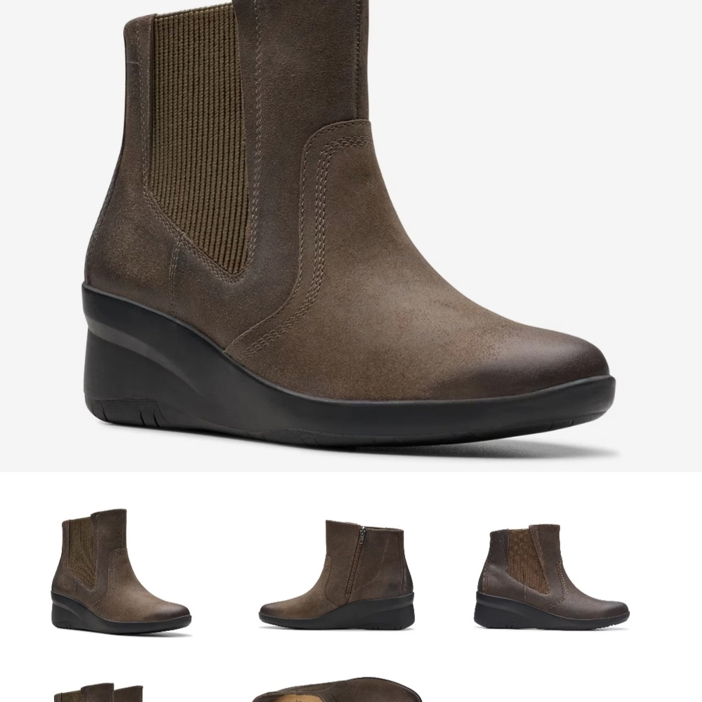 Clarks Slate New Ankle Booties. - Picture 3 of 8